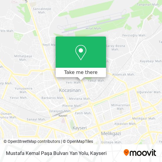 Mustafa Kemal Paşa Bulvarı Yan Yolu map