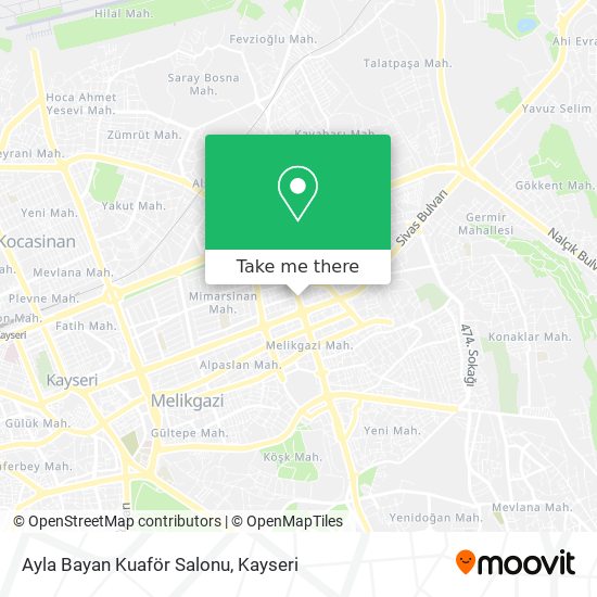 Ayla Bayan Kuaför Salonu map