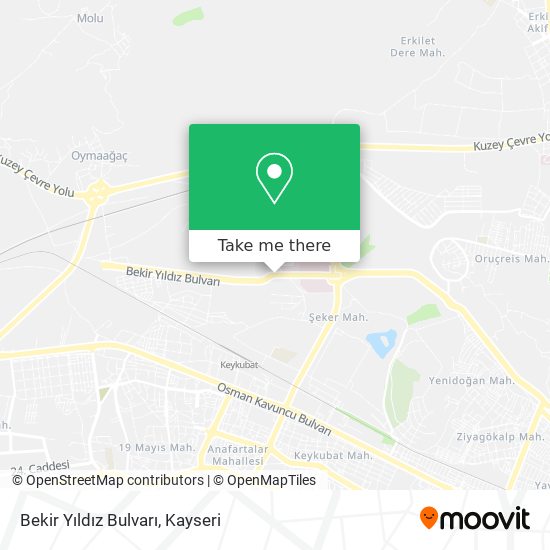 Bekir Yıldız Bulvarı map