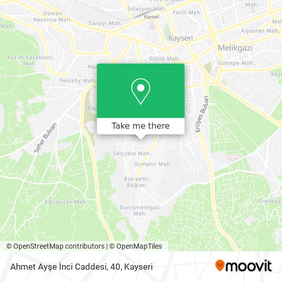 Ahmet Ayşe İnci Caddesi, 40 map