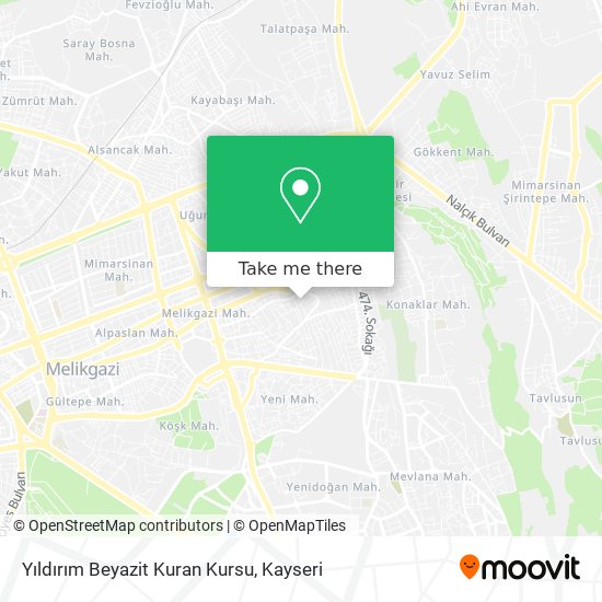 Yıldırım Beyazit Kuran Kursu map