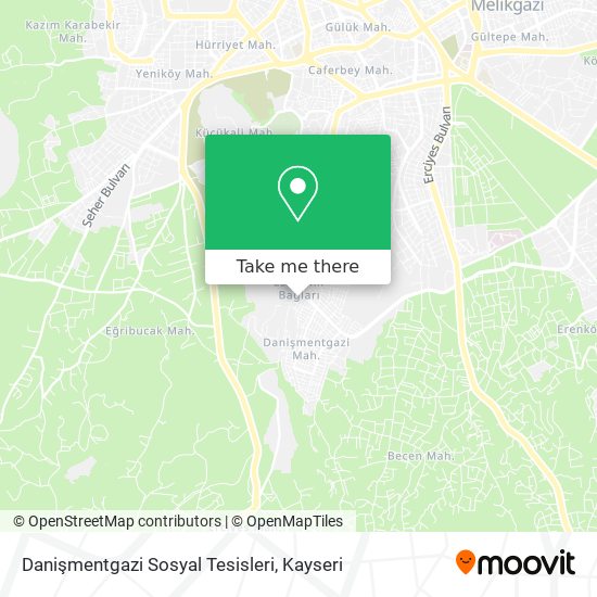 Danişmentgazi Sosyal Tesisleri map