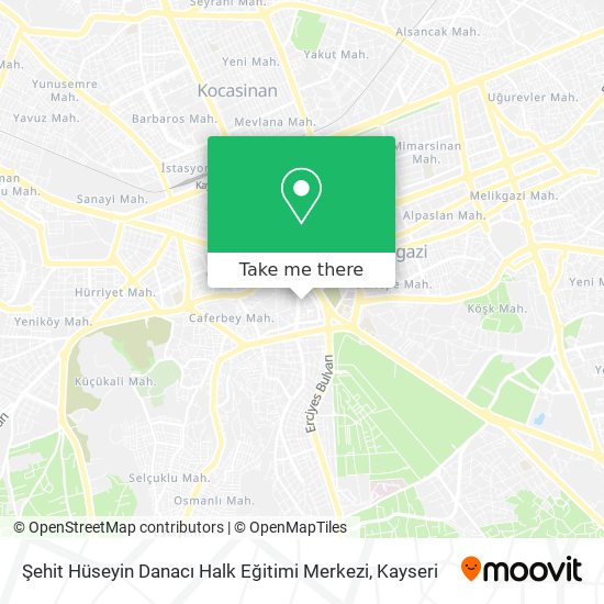 Şehit Hüseyin Danacı Halk Eğitimi Merkezi map