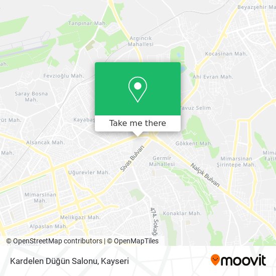 Kardelen Düğün Salonu map