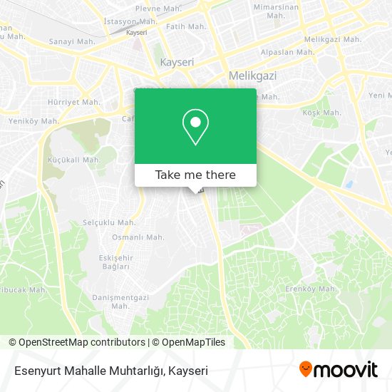 Esenyurt Mahalle Muhtarlığı map