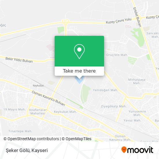 Şeker Gölü map