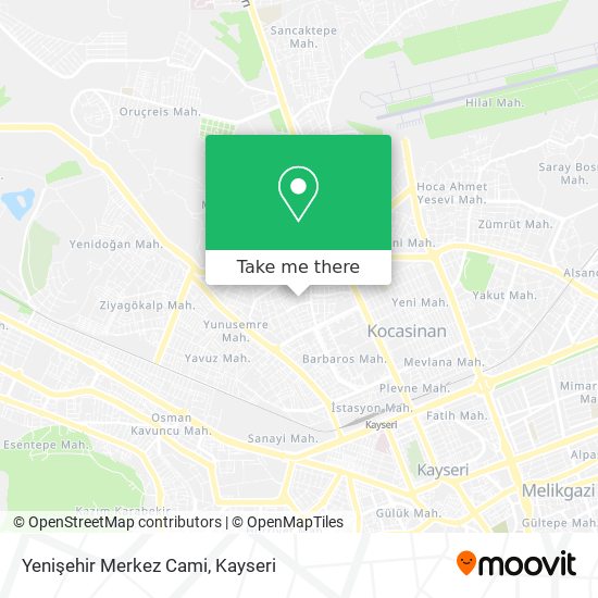 Yenişehir Merkez Cami map