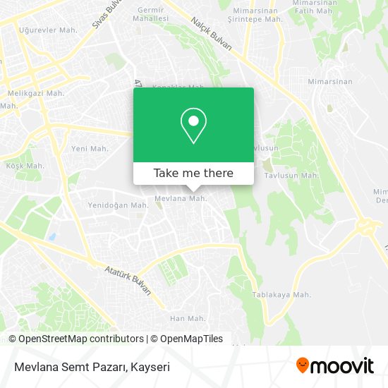 Mevlana Semt Pazarı map