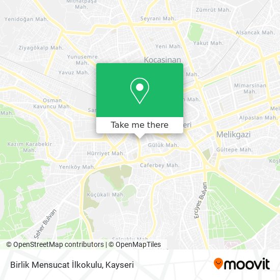 Birlik Mensucat İlkokulu map