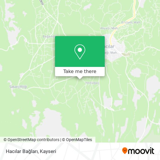 Hacılar Bağları map