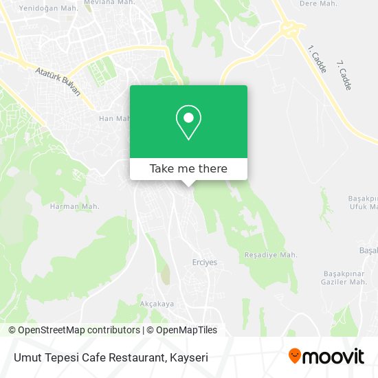 Umut Tepesi Cafe Restaurant map