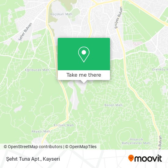 Şehıt Tuna Apt. map