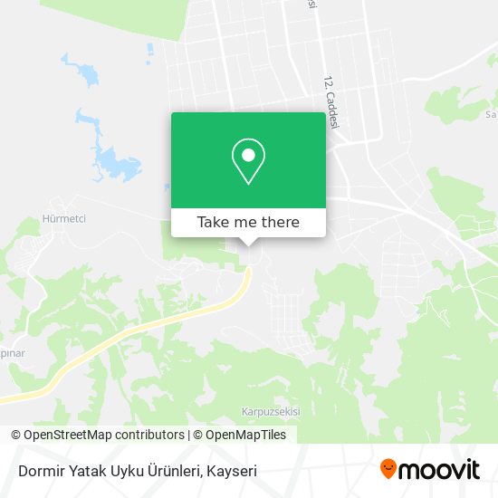 Dormir Yatak Uyku Ürünleri map