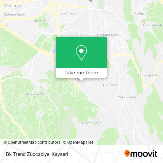 Bk Trend Züccaciye map