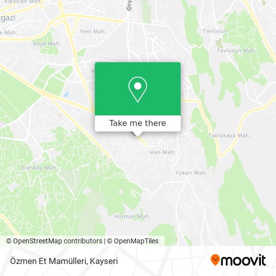 Özmen Et Mamülleri map