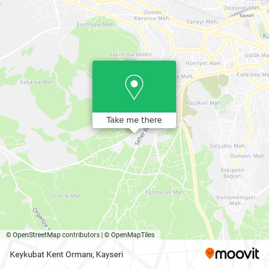 Keykubat Kent Ormanı map