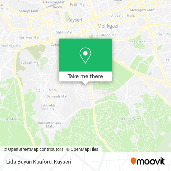 Lida Bayan Kuaförü map