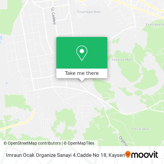 Imraun Ocak Organize Sanayi 4.Cadde No 18 map