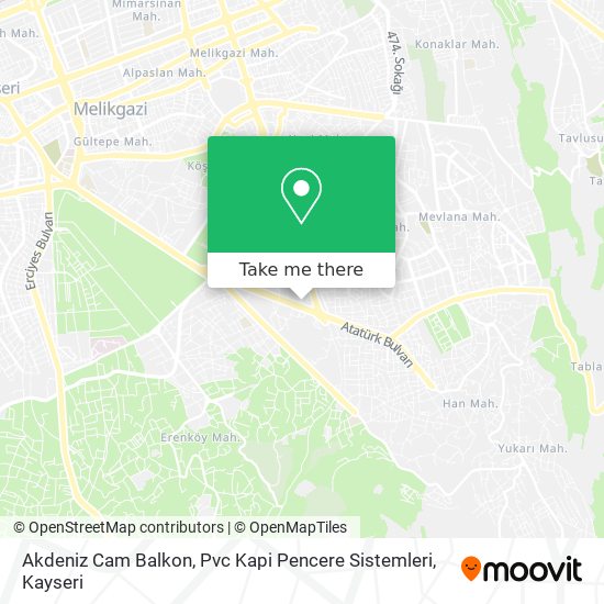Akdeniz Cam Balkon, Pvc Kapi Pencere Sistemleri map