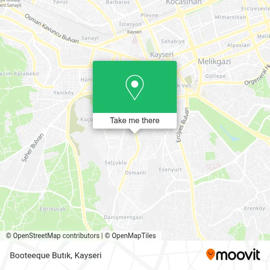Booteeque Butık map