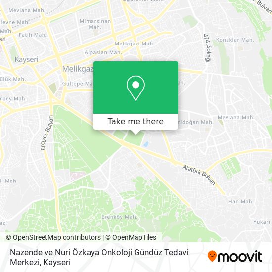 Nazende ve Nuri Özkaya Onkoloji Gündüz Tedavi Merkezi map