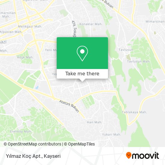 Yılmaz Koç Apt. map