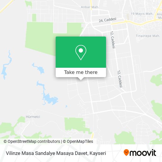 Vilinze Masa Sandalye Masaya Davet map
