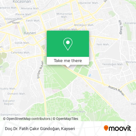 Doç.Dr. Fatih Çakır Gündoğan map