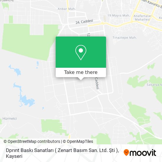 Dprınt Baskı Sanatları ( Zenart Basım San. Ltd. Şti ) map