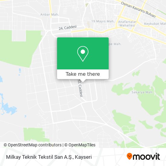 Milkay Teknik Tekstil San A.Ş. map