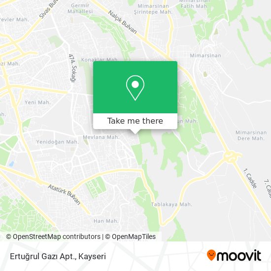 Ertuğrul Gazı Apt. map