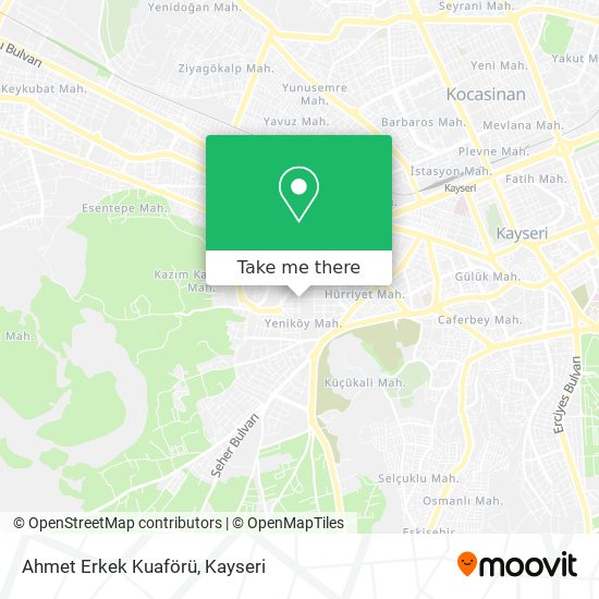 Ahmet Erkek Kuaförü map