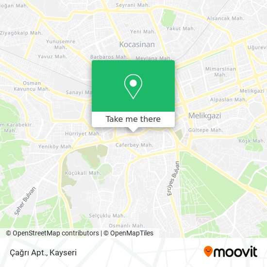 Çağrı Apt. map