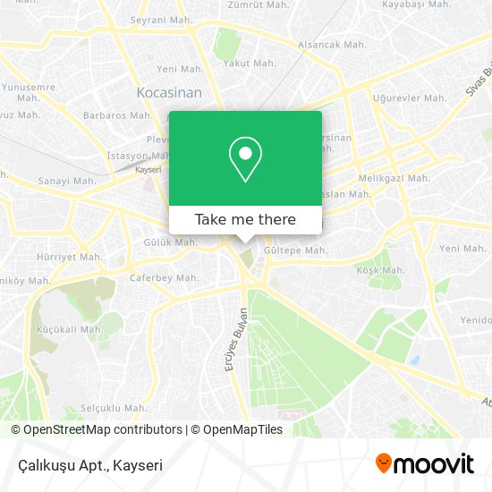 Çalıkuşu Apt. map