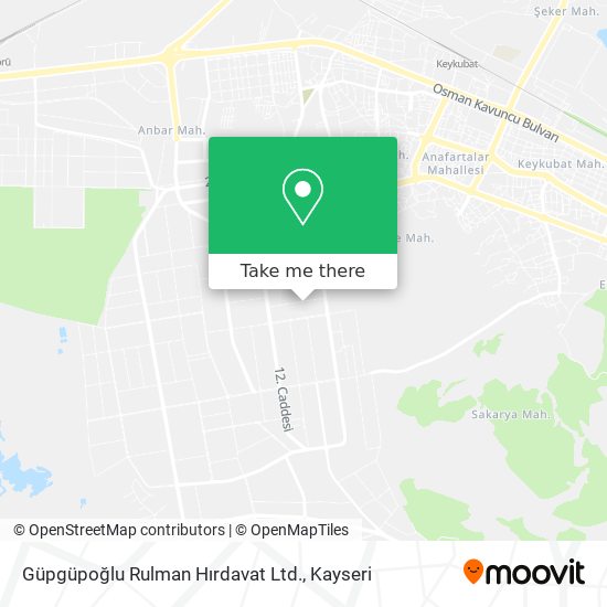 Güpgüpoğlu Rulman Hırdavat Ltd. map