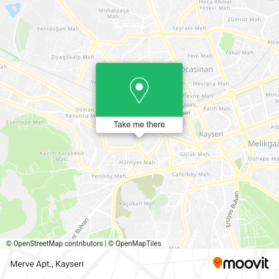 Merve Apt. map