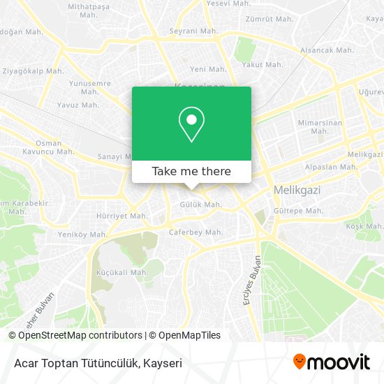Acar Toptan Tütüncülük map