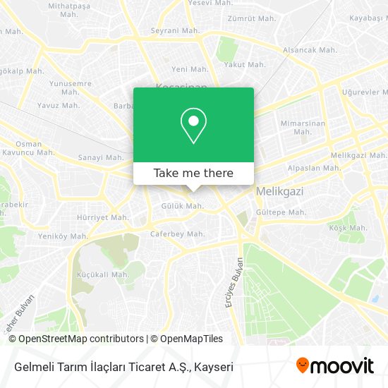 Gelmeli Tarım İlaçları Ticaret A.Ş. map