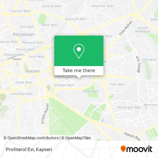 Profıterol Evı map