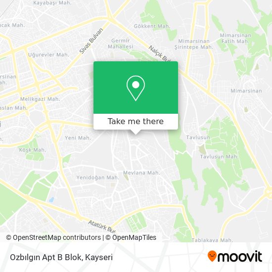 Ozbılgın Apt B Blok map