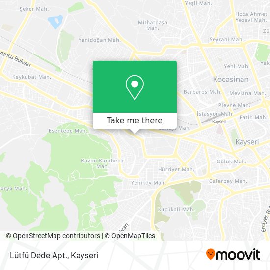 Lütfü Dede Apt. map