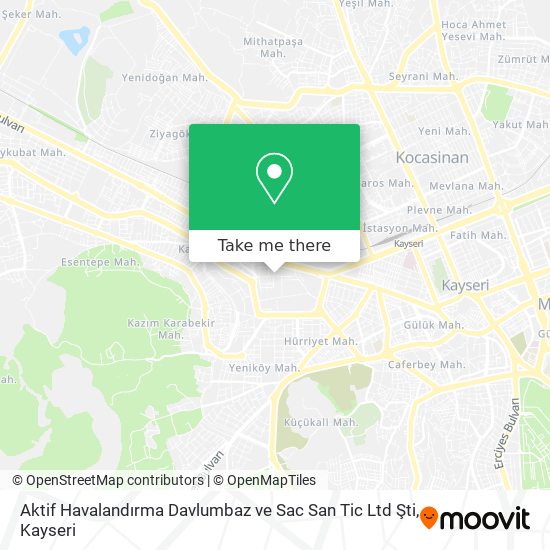 Aktif Havalandırma Davlumbaz ve Sac San Tic Ltd Şti map