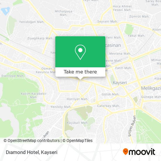 Dıamond Hotel map