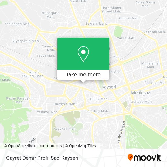 Gayret Demir Profil Sac map