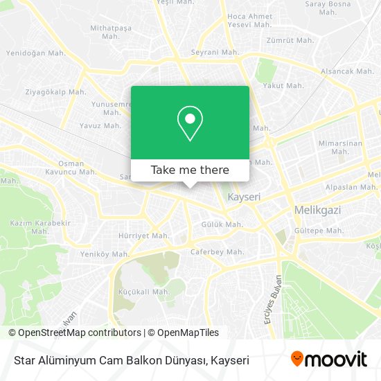 Star Alüminyum Cam Balkon Dünyası map