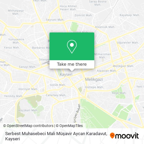 Serbest Muhasebeci Mali Müşavir Aycan Karadavut map