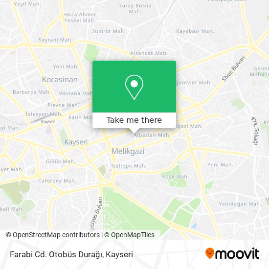 Farabi Cd. Otobüs Durağı map