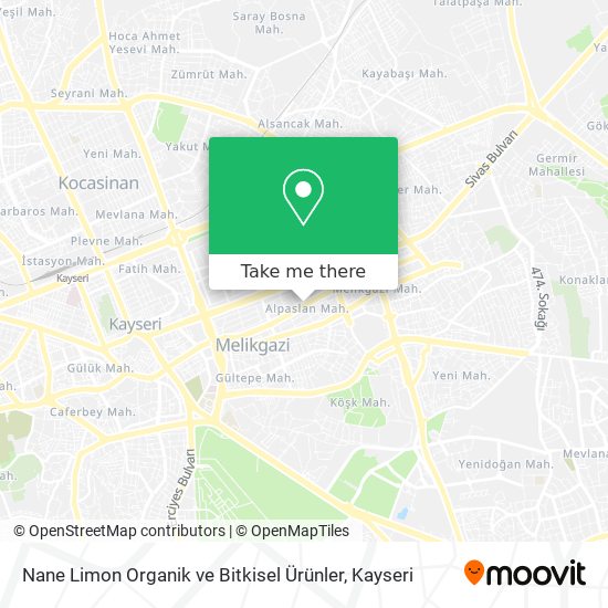 Nane Limon Organik ve Bitkisel Ürünler map