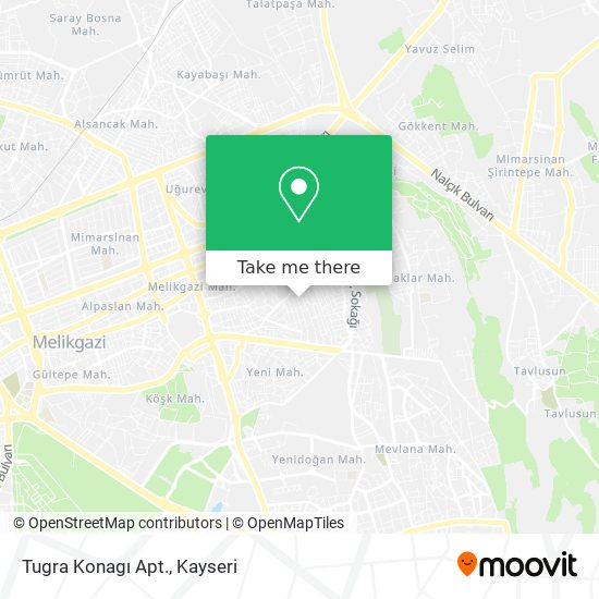 Tugra Konagı Apt. map