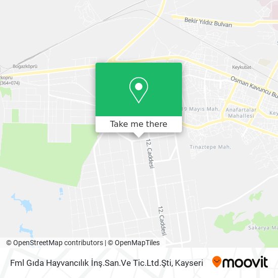 Fml Gıda Hayvancılık İnş.San.Ve Tic.Ltd.Şti map